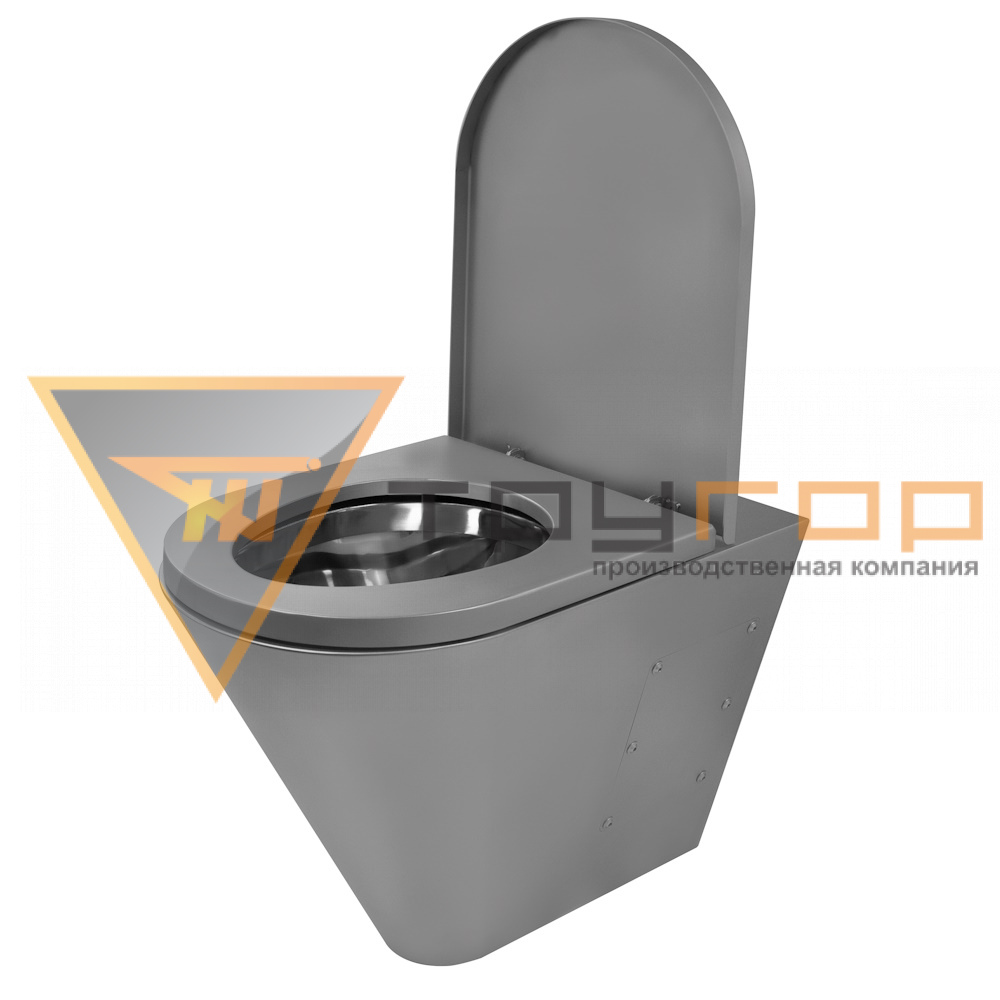 Сиденье с крышкой для унитаза антивандальное